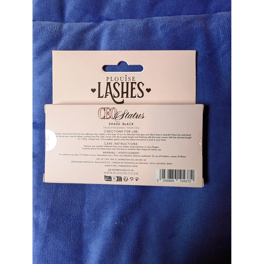PLouise Individual Lashes Womens OS Black CEO Status Reusable Clusters NWT